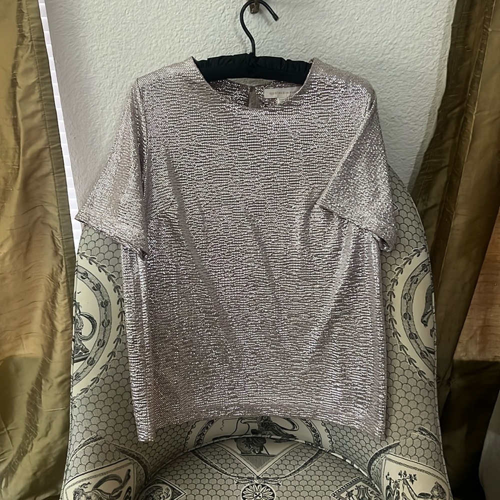 Light Pink Silver Shimmer